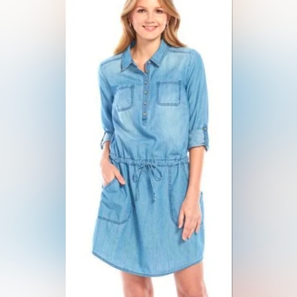 SONOMA Goods For Life Chambray Shirtdress, Size XL